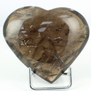 Corazón de Cuarzo Ahumado