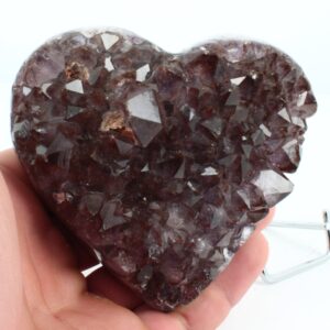 Corazón de Drusa de Amatista